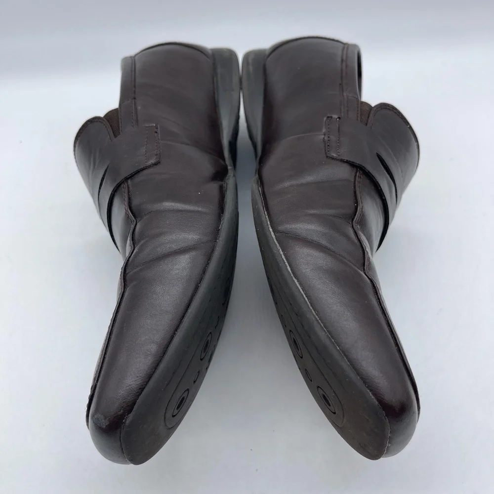 Madden M Saxton Men's Size 9.5‎ Penny Loafers Brown Slip On Leather Casual Shoes